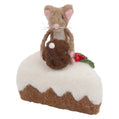 Felt Mouse On Cheese