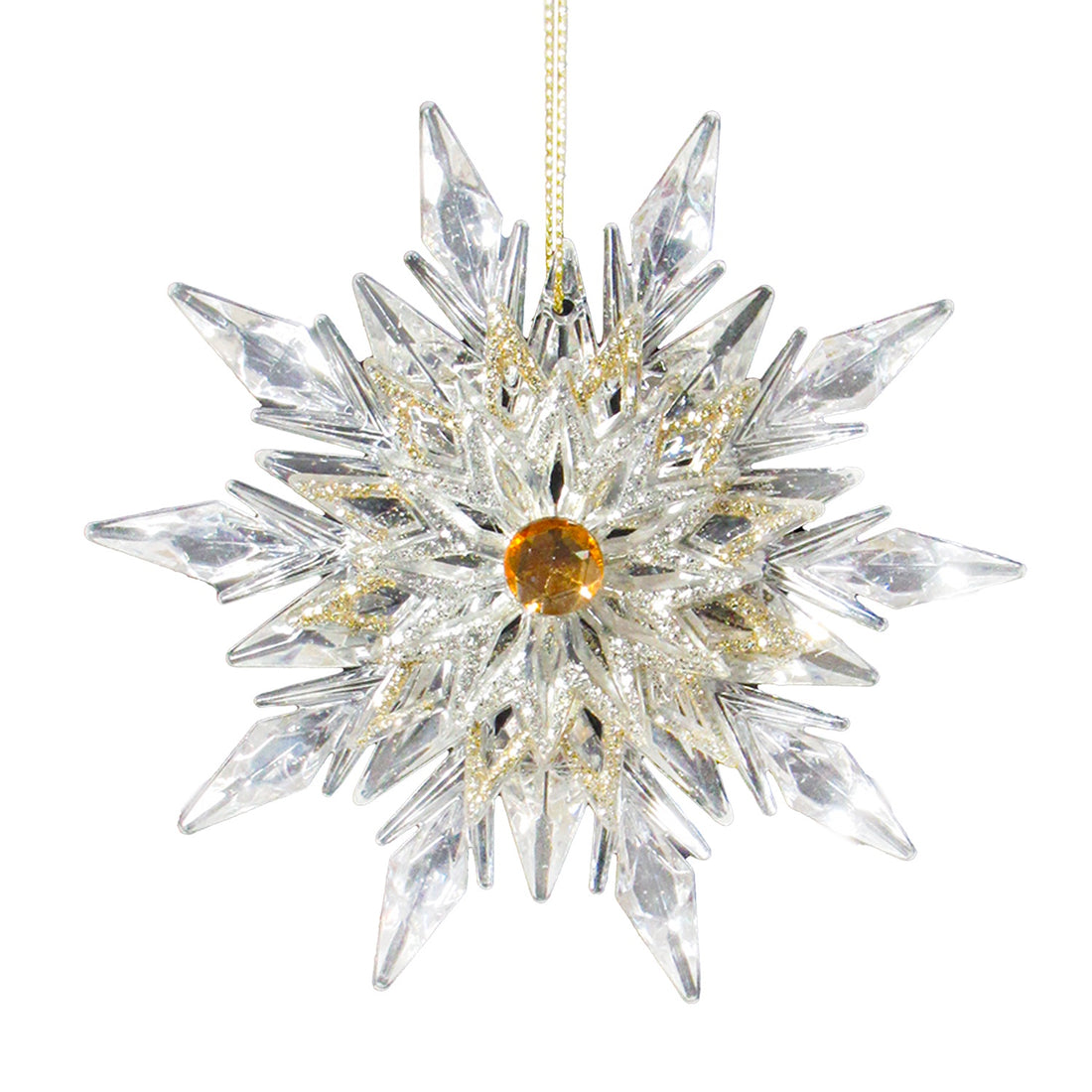 Winter Radiance Snowflake Ornament