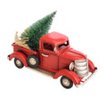 Holly Haul Vintage Metal Christmas Truck