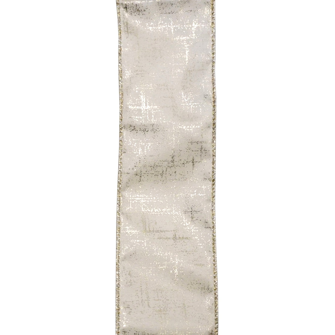 Golden Frost Wired Ribbon