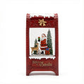 Letters to Santa Vintage Post Box Snowglobe