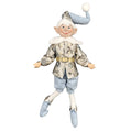 Blue & Pearl Posable Elf