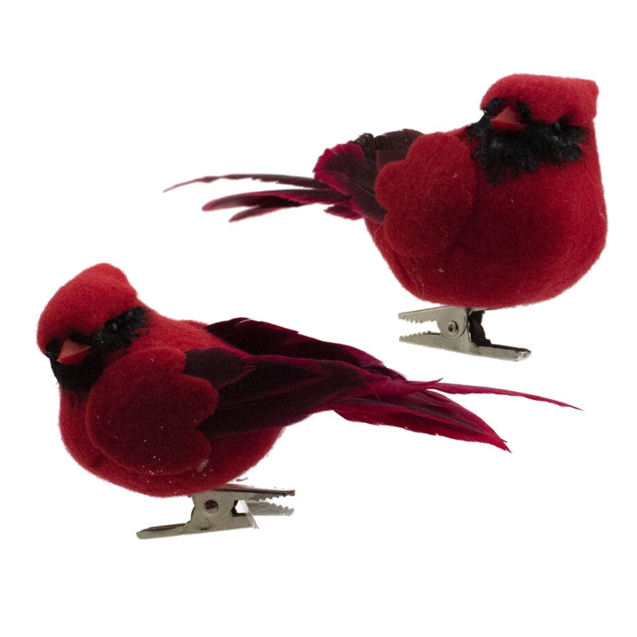 Festive Cardinal Clip Ornament