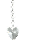 Crystal Drop Heart Ornament