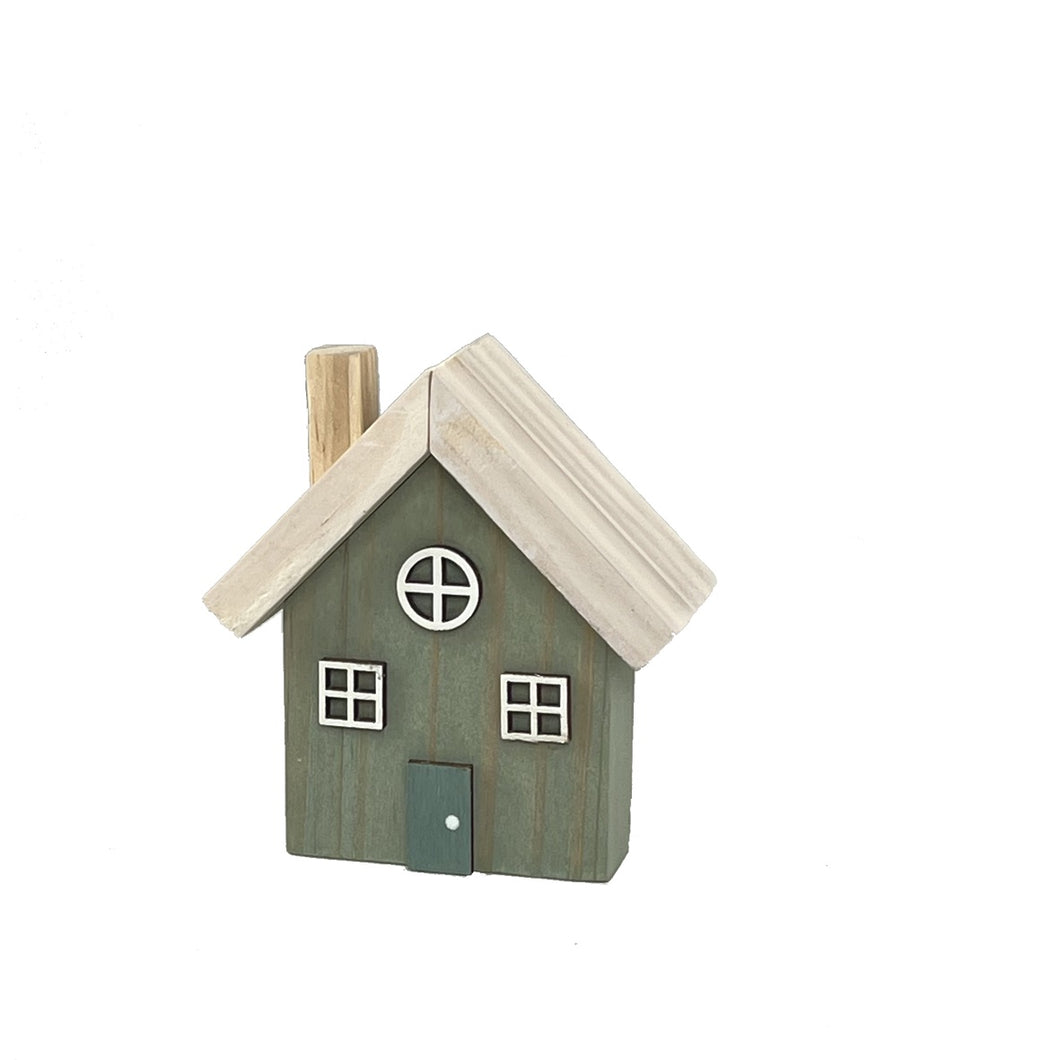Adorable Green Wooden House