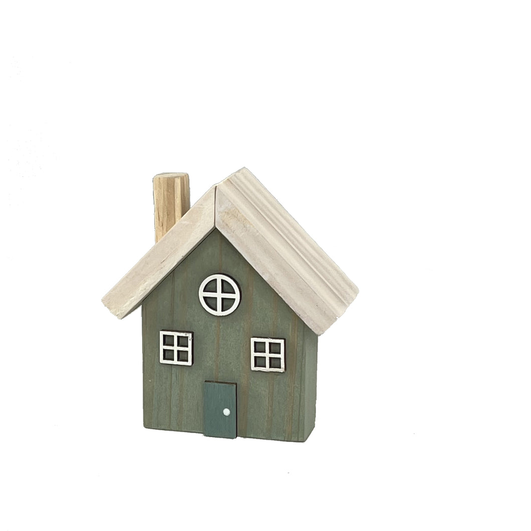 Adorable Green Wooden House