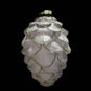 Icy Lavender Glass Pinecone Ornament