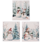 Snowman Reusable Sponge Cloth