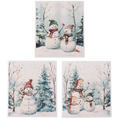 Snowman Reusable Sponge Cloth