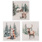 Woodland Winter Reusable Sponge Cloths