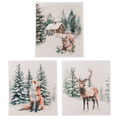 Woodland Winter Reusable Sponge Cloths