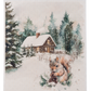 Woodland Winter Reusable Sponge Cloths