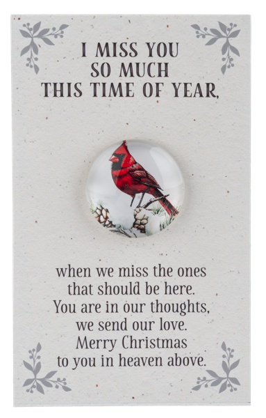 I Miss You So Much This Time of Year Pocket Token