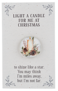 Light a Candle for Me at Christmas Pocket Token