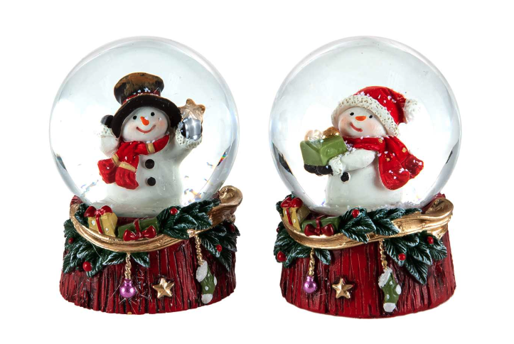 Christmas Cheer Snowman Snowglobe