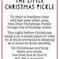 The Little Christmas Pickle Ornament