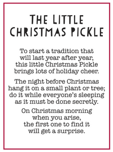 The Little Christmas Pickle Ornament