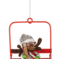 Adorable Ski & Snowboard Chairlift Ornament