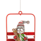 Adorable Ski & Snowboard Chairlift Ornament