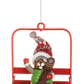 Adorable Ski & Snowboard Chairlift Ornament