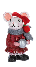 Load image into Gallery viewer, Santa&#39;s Little Helper Mouse Charm
