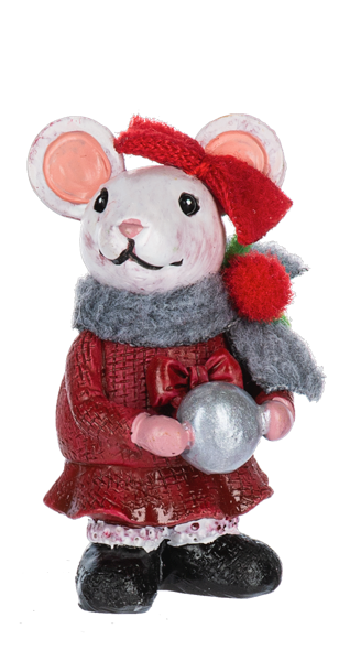 Santa's Little Helper Mouse Charm