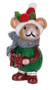 Santa's Little Helper Mouse Charm