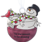 Drink & Be Merry Snowman Ornament