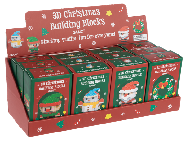 3D Christmas Building Blocks