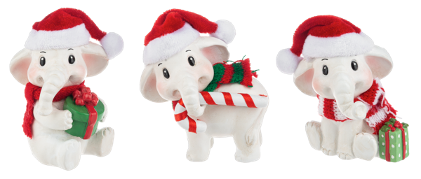 Santa Hat White Elephant