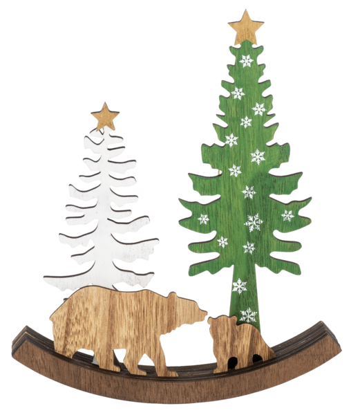 Wooden Forest Scene