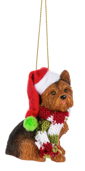 Santa Paws Dog Ornament