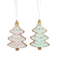 Pastel Gingerbread Tree Cookie Ornament