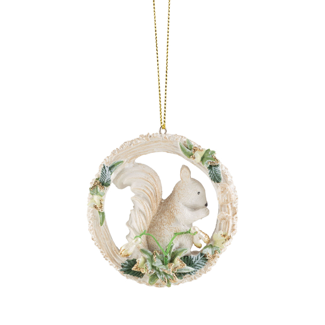 Winter Woodland Squirrel Ornament