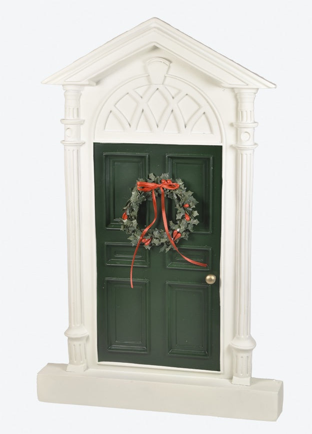 Green Door Byers Choice Caroller Backdrop