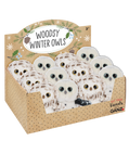 Plush Woodsy Winter Owl