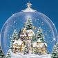 Thomas Kinkade Journey Home For The Holidays Snowglobe