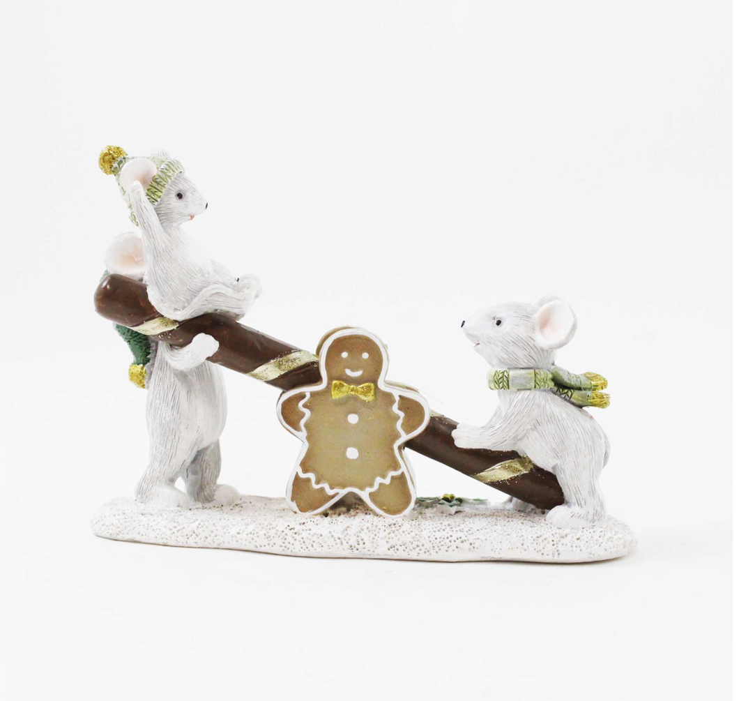 Mice & Gingerbread Seasaw