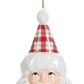 Old Fashioned Santa Head Ornament