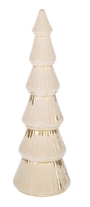 Flocked Gold Tree