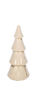 Flocked Gold Tree