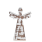 Nested White Washed Angel Set