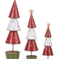 Red White & Green Metal Tree