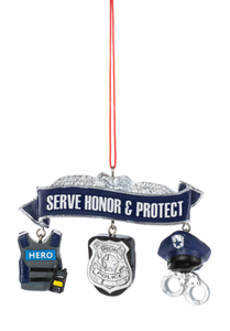 Police Badge Ornament