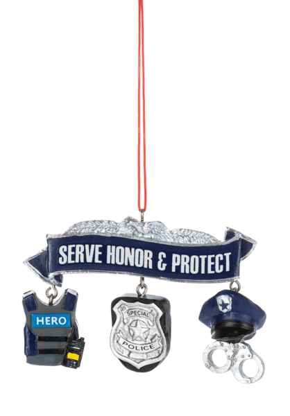 Police Badge Ornament