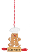 Load image into Gallery viewer, Sassy Gingerbread Ornament

