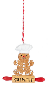 Sassy Gingerbread Ornament