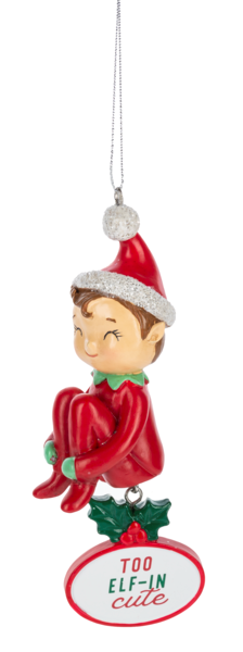 Cute Dangly Elf Ornament