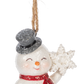 Vintage Antique Feel Snowman Ornament