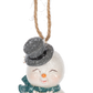 Vintage Antique Feel Snowman Ornament
